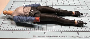 Legends Female Civilian Teenage Body Custom Fodder 6" 1/12 Scale America Chavez - Picture 1 of 4