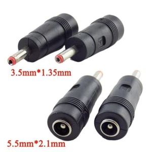 12v DC Power Plug Connector Socket Adapter 5.5x2.1mm Female to 3.5x1.35mm Male - Picture 1 of 9