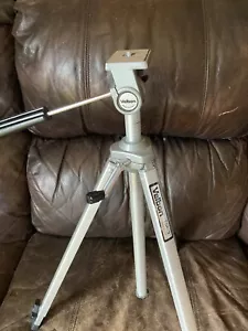 Vintage Velbon TGK-3 Tripod Aluminum Adjustable - Picture 1 of 2