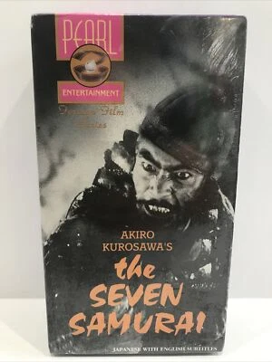 Sealed Akiro Kurosawa's The Seven Samurai VHS HTF NEW Pearl Entertainment RARE - Image 1 of 4