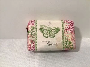 Asquith & Somerset Geranium & Cypress Luxury Soap Bar 10.58 oz Triple Milled - Picture 1 of 4