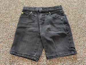 Wonder Nation Boys Black Denim Straight Shorts Size 5 - Picture 1 of 3