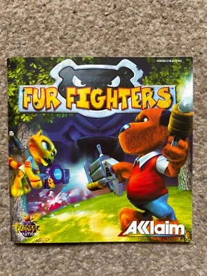 Fur Fighters Dreamcast Manual ONLY Replacement Instruction Booklet - Image 1 of 3