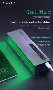 QianLi iSee 2 LED Light Dust Detection For Phone Tablet Lamp Workshop Repair UK - Picture 1 of 15