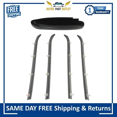 Nuevo kit de sellado de resistencia para puerta delantera para Chevy G10 G20 GMC G15 G25 1975-1996 Foto 1 de 4