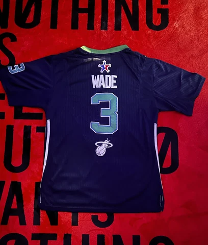 Dwyane Wade 2014 NOLA All-Star Game Sleeve Jersey, Medium. Great For Collectors Cover