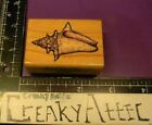 SEA SHELL CONCH RUBBER STAMP CO-MOTION COMOTION 843 CREAKYATTIC