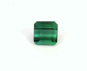 NATURAL TOURMALINE 1.08 CARAT- 5X5MM UNHEATED  GREEN   LOOSE GEMSTONES - Picture 1 of 9