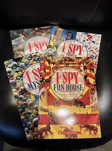 I SPY 4 Bücher Lot Docht Marzollo Fun House Mystery Treasure Super Challenger - Bild 1 von 6