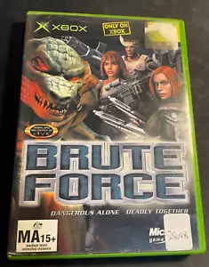BRUTE FORCE | ORIGINAL MICROSOFT XBOX PAL + MANUAL INCLUDED - Picture 1 of 3