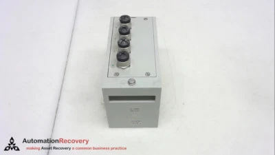 NUMATICS 239-2153, I/O MANIFOLD,  M12, 4 CONNECTORS, 0-10V #254722 - Image 1 of 4
