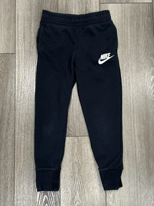 Nike Little Kids Jogger Pants Club Fleece Ribbed Cuff, Black - Size Xs - Picture 1 of 8
