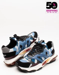 RRP€752 VALENTINO GARAVANI Sneakers US7 UK6 EU40 Camouflage Reflective Trim - Picture 1 of 10