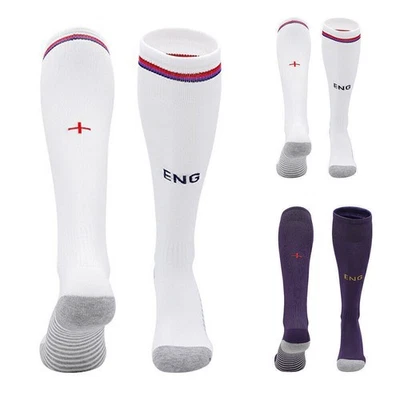 Adults Kids Football Socks 2024 England Home Away Gym Sports Socks Fans Giftsり