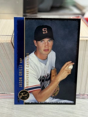 RARE! 1999 Just Minors Jason Grilli Black Border #24 Shreveport Captains #28/50 - Image 1 of 2