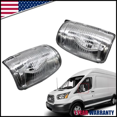 Luz de seta para Ford Transit 150 250 350hd 2015-22 espelho lateral direito++esquerdo - Imagem 1 de 4