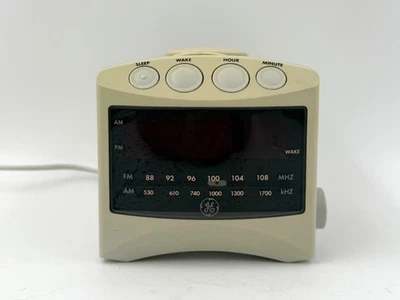 Radio reloj despertador digital AM/FM Y2K GE 7-4806A (probado y funciona) Foto 1 de 4