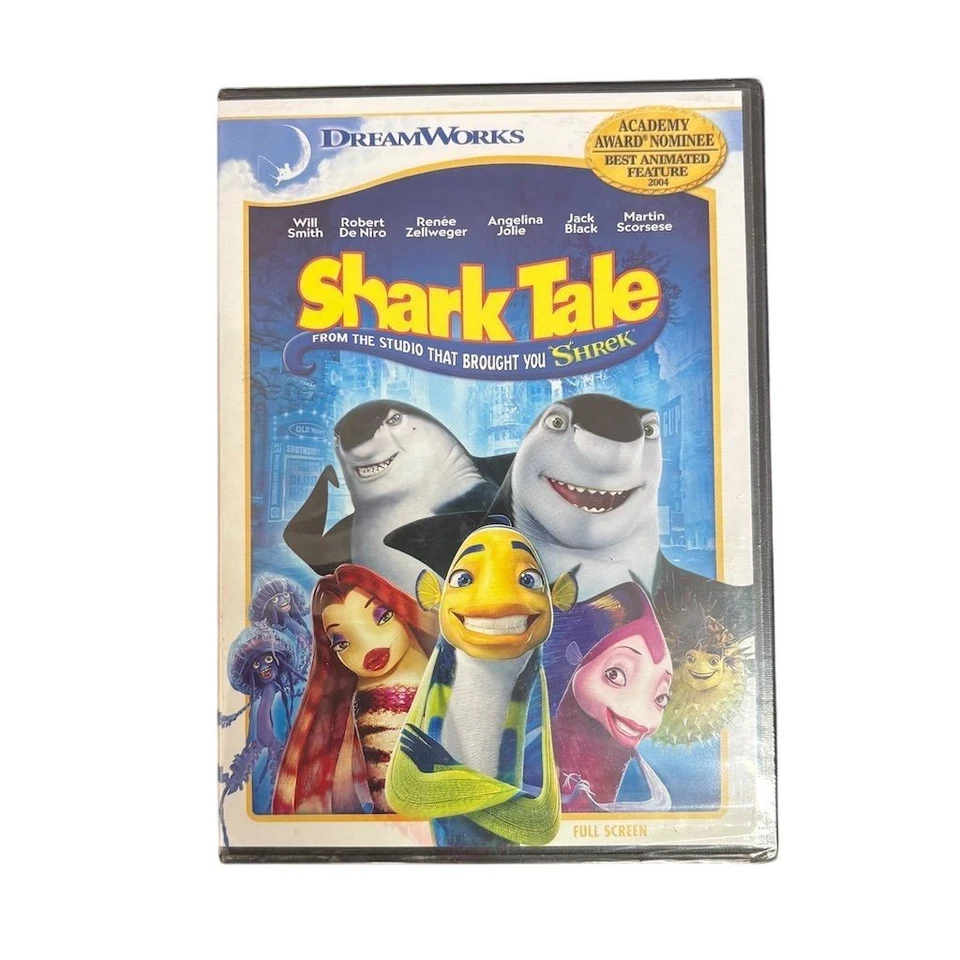 Shark Tale DVD Full Screen Animation Comedy Family Movie PG 2004 - Image 1 of 2