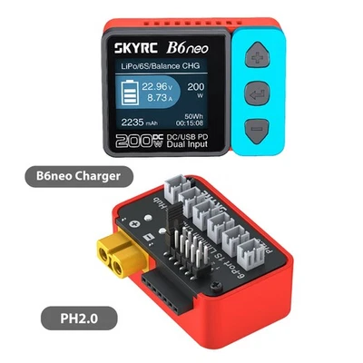 SKYRC Battery Charging Hub OSH 6-Port 1S Battery Hub For LiPo LiFe Li-ion LiHV - Image 1 of 4