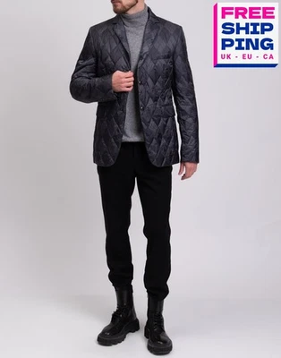 PVP €1500 MONCLER GAMME AZUL Plumón Chaqueta Acolchada Talla 4/XL Parche Logo Argyle Foto 1 de 4