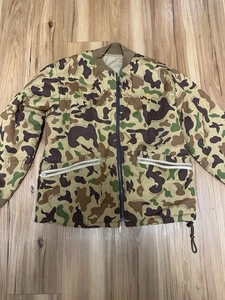 Vtg Bob Allan Camo Hunting Jacket Ducks Unlimited “Maynard Reece 1978” - Picture 1 of 6