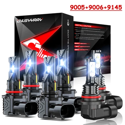 Faros antiniebla LED altos+bajos para GMC Canyon 2004 2005 2006 2007-2012 Foto 1 de 4