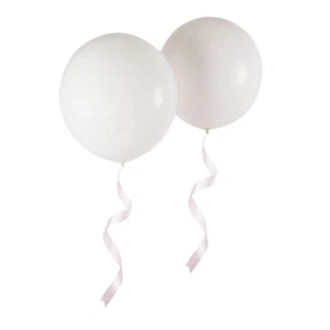 18 Inch White Balloons Big Round Latex Balloon Giant Thick White Balloons for... - Picture 1 of 6