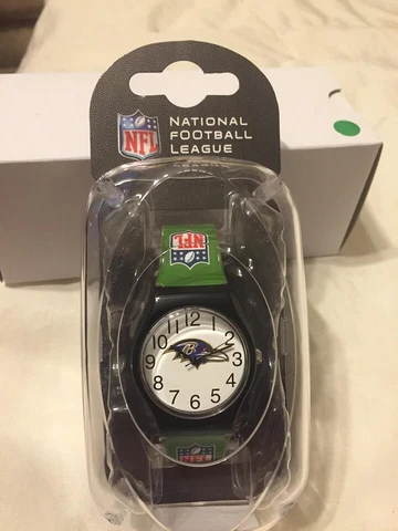 BRAND NEW Game Time NFL Baltimore Ravens Flash Series Watch NIB Cover