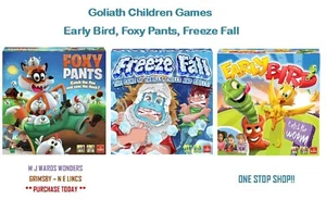 Goliath Children Games - Early Bird, Foxy Pants, Freeze Fall - Picture 1 of 18