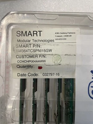 NEW SM364TCSPNI15GW  Flash SIMM Memory Module - Smart Modular Technologies - Image 1 of 4