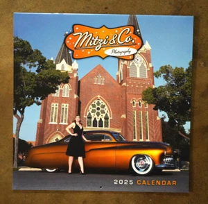 2025 Hot Rod & Custom PIN-UP Calendar 12 Months vintage car classic auto photos - Picture 1 of 3
