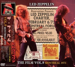 LED ZEPPELIN LA PELÍCULA VOL.9 MONTREAL 1975 (DVD) - Imagen 1 de 2