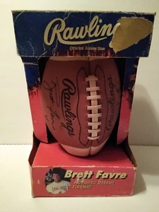 Vintage 1995 BRETT FAVRE Rawlings Football with Box !! - Picture 1 of 6