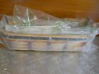 New Longaberger Proudly American Cracker Basket + Protector 2003