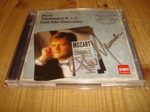 Signed Signiert FRANK PETER ZIMMERMANN Mozart Violin Concertos Nos.1-5 EMI 2 CD - Bild 1 von 1