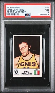 1974 Panini Sport Vedettes #44 DINO MENEGHIN PSA 3 - Picture 1 of 2