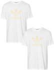 Adidas T Shirt White T-Shirt Mens Running Tee Short Sleeve T-Shirt Tee