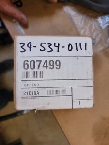 GRACO 607499 CAP END STAINLESS FACTORY SEALED BOX FREE SHIPING LOC B1 SHLF - Picture 1 of 3