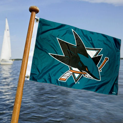 San Jose Sharks Small Mini Boat and Cart Flag Cover