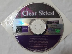Swinburne Astronomy Online Clear Skies! 1999 CD-Rom FREE SHIPPING multimedia NEW - Picture 1 of 4