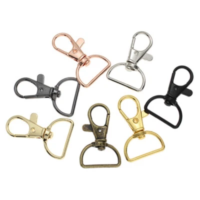 5X Bag Clasps Lobster Swivel Trigger Clips Snap Key Hook for 20 25mm Keychains - Image 1 of 4