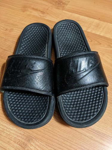 Sandali slide uomo Nike Benassi JDl neri 343380 001 taglia US 8.