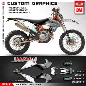 Kungfu Graphics Custom Sticker for EXC XCW 150-500 / SX SXF XC 125-450 2019-2023 - Picture 1 of 20