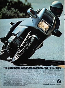 BMW K-100 RS 1984 motocicleta original anuncio impreso en color - Imagen 1 de 1