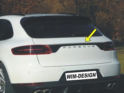 Adesivo DESIGN PORTELLONE per Porsche MACAN "Made in Germany" 01-77