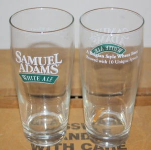 24 Samuel Adams White Ale Pint Beer Glasses  Full case!! - Picture 1 of 3