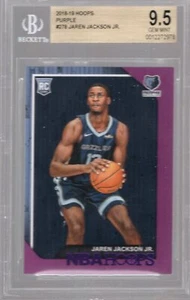 JAREN JACKSON JR 2018/19 PANINI HOOPS PURPLE FOIL RC BGS 9.5 GEM MINT GRIZZLIES  - Bild 1 von 1