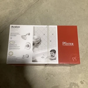 Pfister Tub Shower Kit 808WS-CB0C Avalon 1-Handle  Chrome w/ Valve. Y9 - Picture 1 of 4