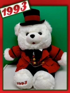 Teddy Bear 1993 Christmas Plush 150th Anniversary Christmas Carol K-Mart 028072 - Picture 1 of 6
