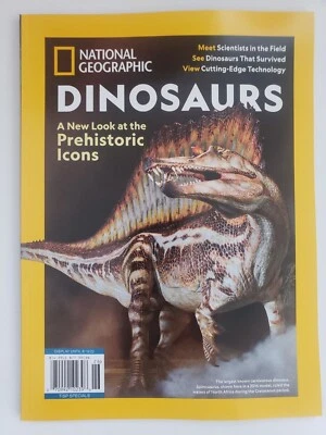 National Geographic Dinosaurs August 2022 Magazine Prehistoric Icons Survive     - Image 1 of 4